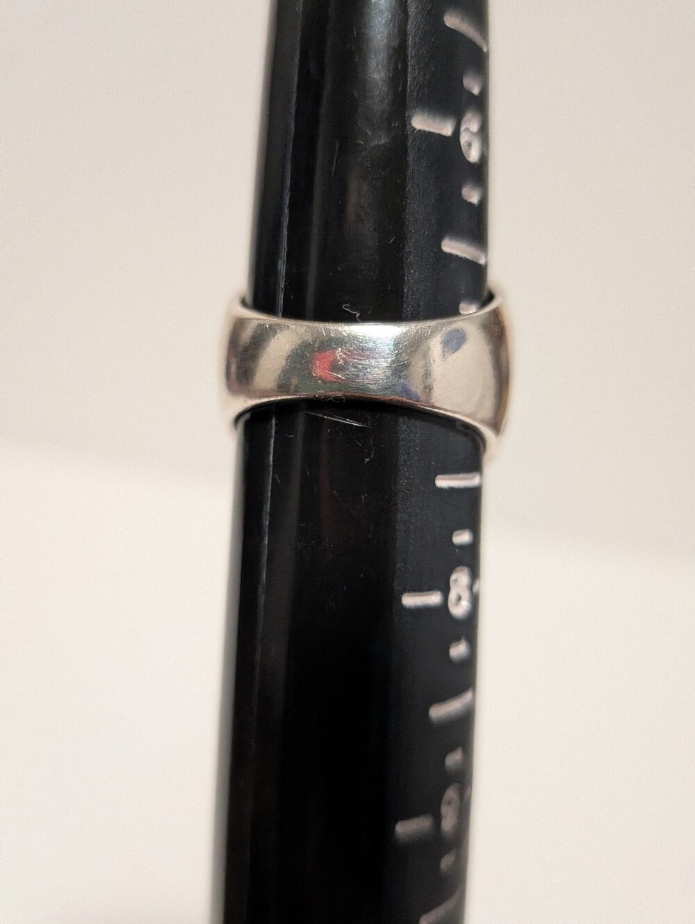 925 Sterling Silver Filigree Swirl Ring High Polished Wide Band - Picture 8 of 8
